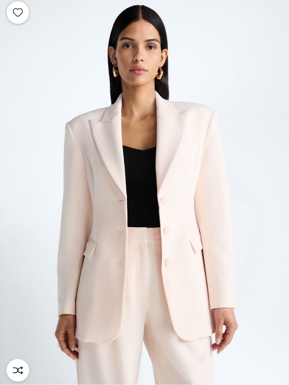 Devil Wears Prada Scoop Collection Single Breasted Longline Blazer NWT size L - Picture 2 of 11